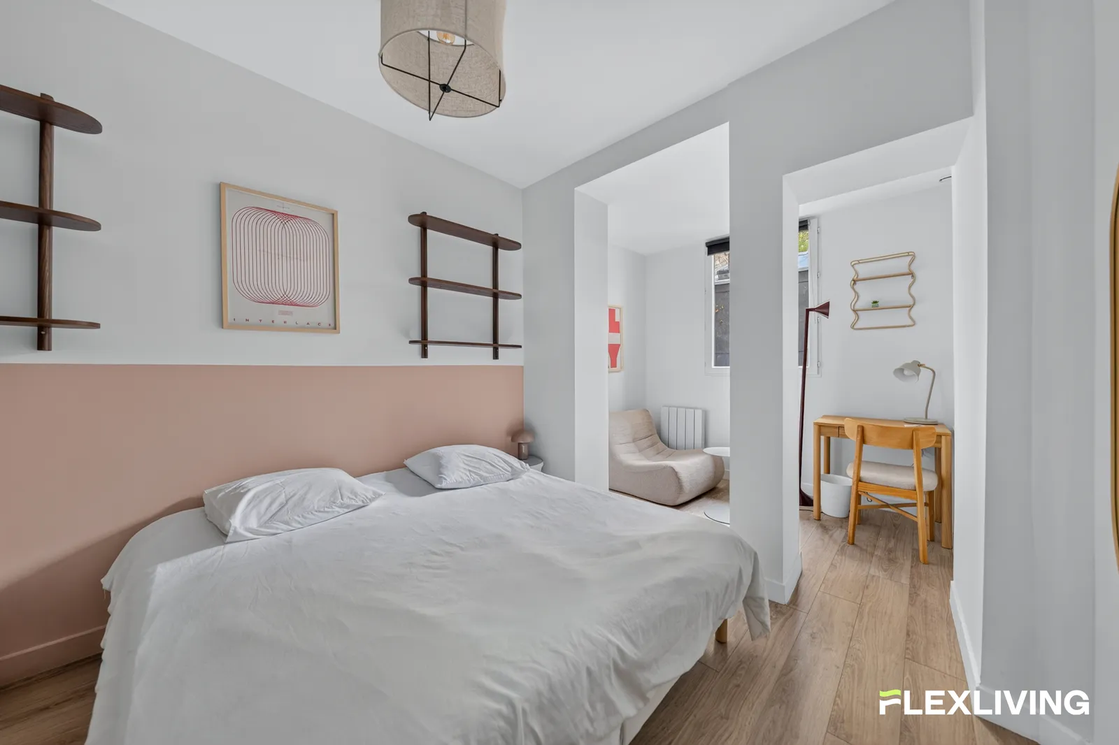 Chambre meublée — Résidence Roquettet — séjour