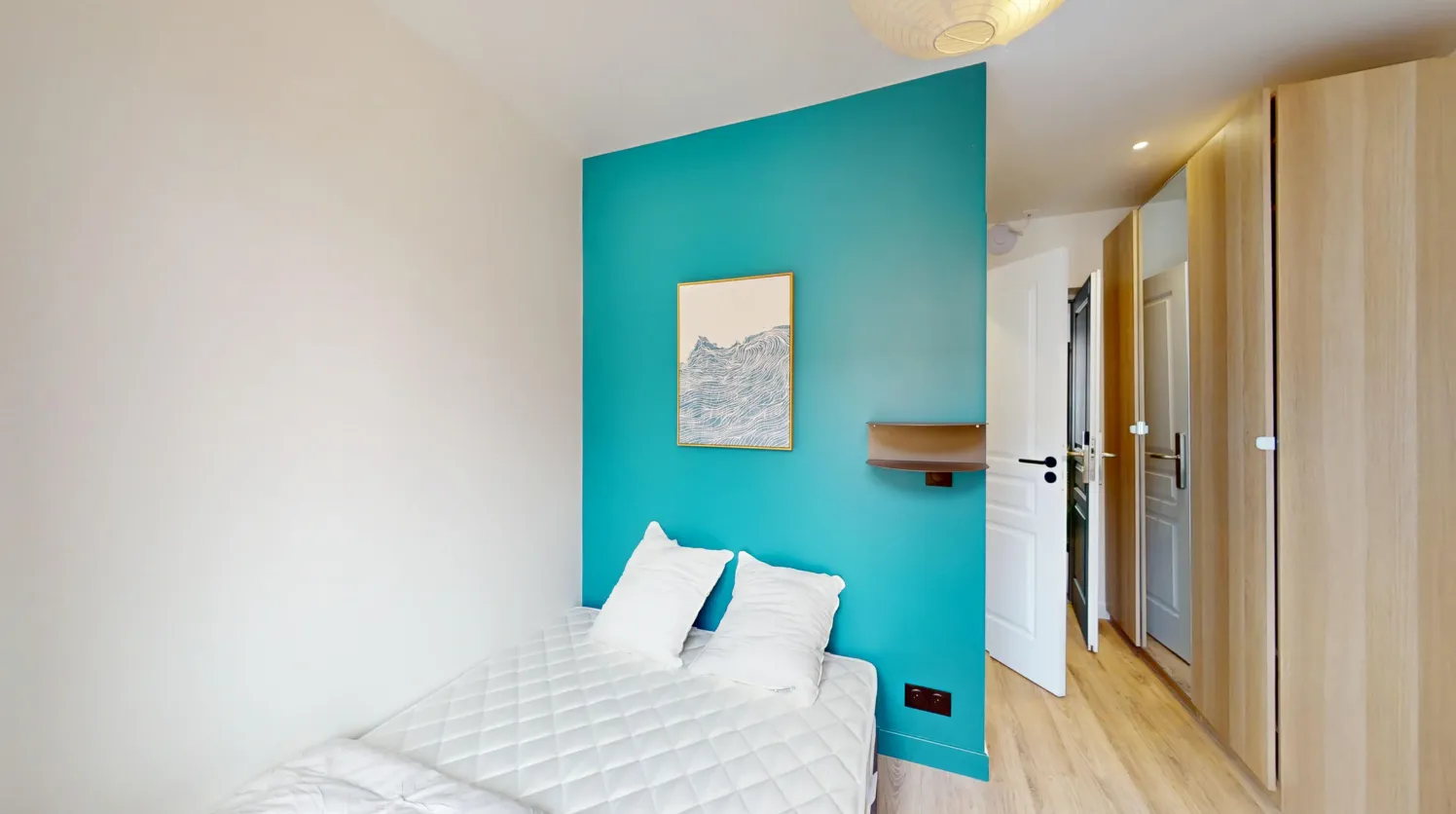 Chambre avec SDB privée meublée — Gautier — chambre